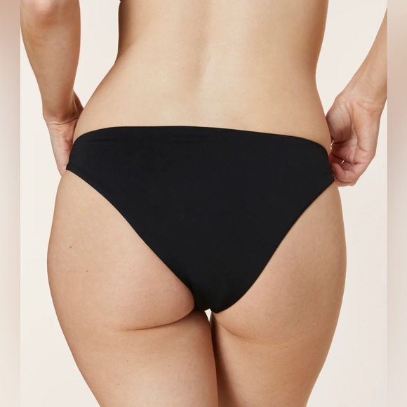 Andie Other - NWT $52 Andie Cheeky Black Swim Bottoms Bikini Bottom Medium